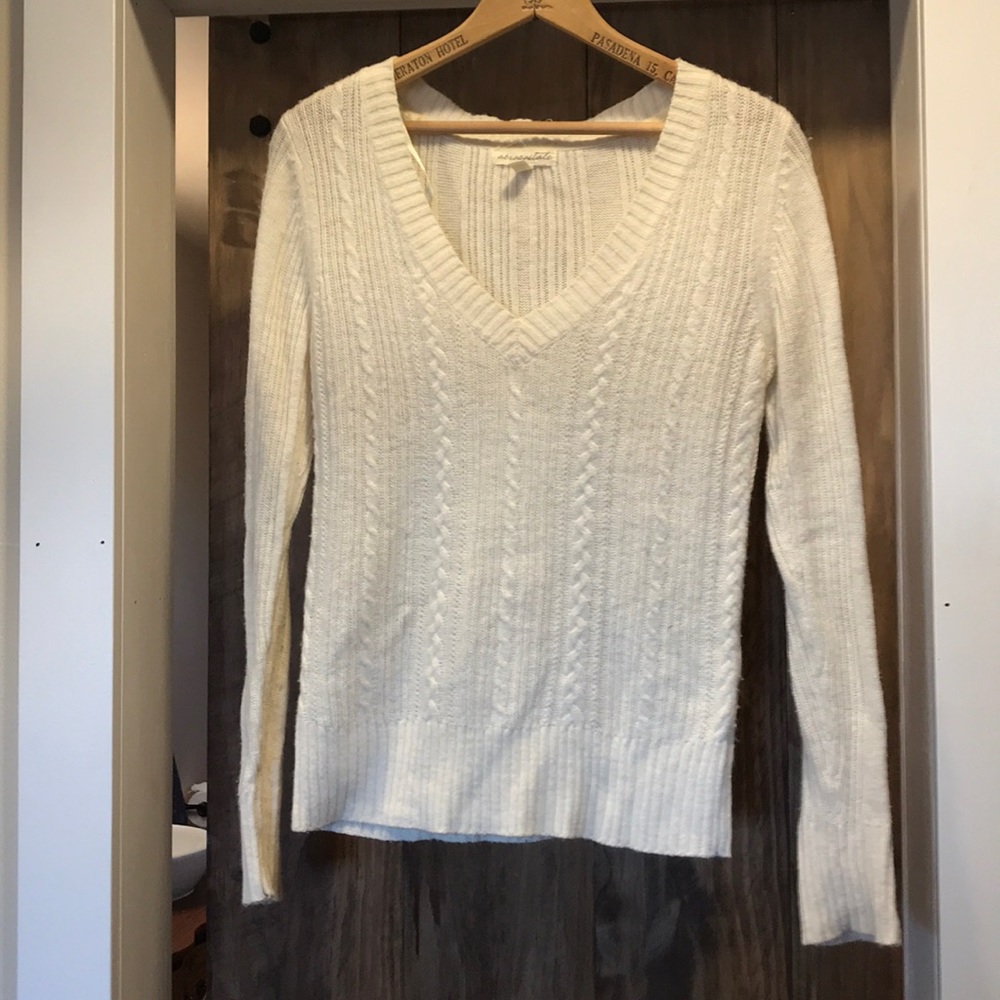Cream sweater